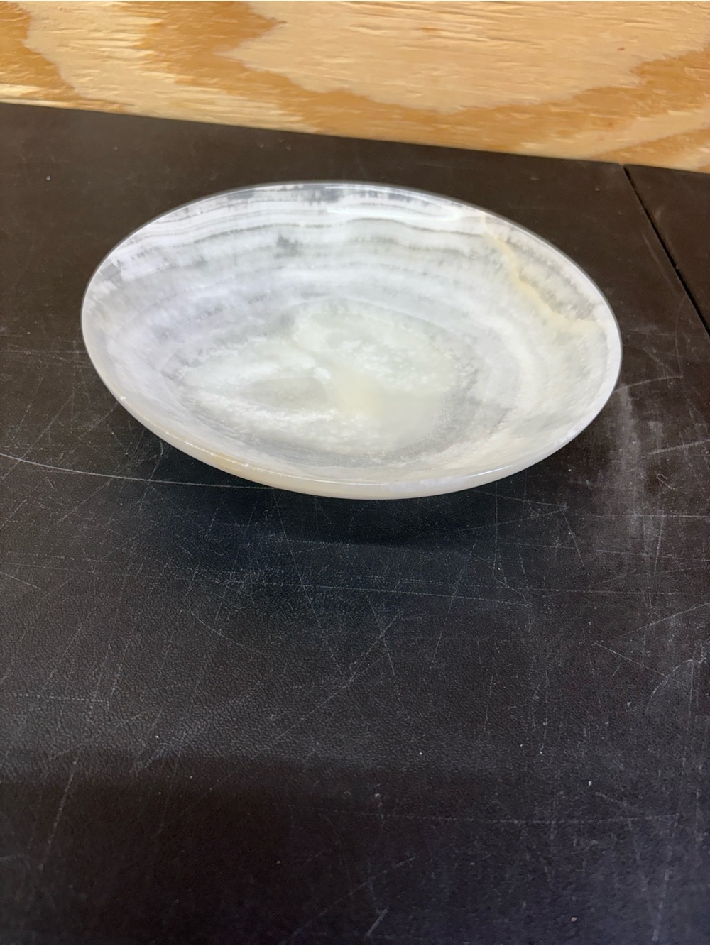 Vintage white onyx bowl Pakistan
